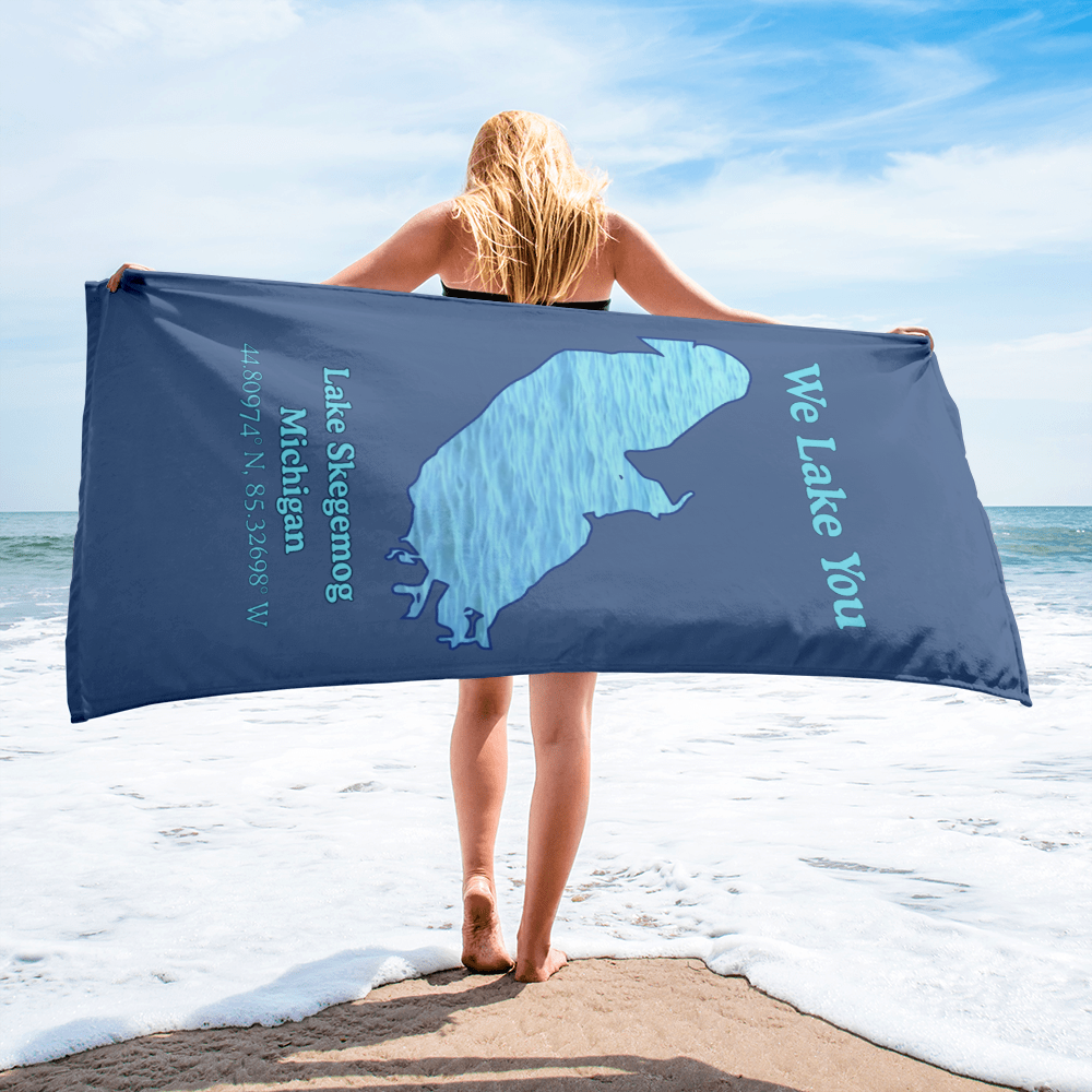 Lake Skegemog Beach Towel