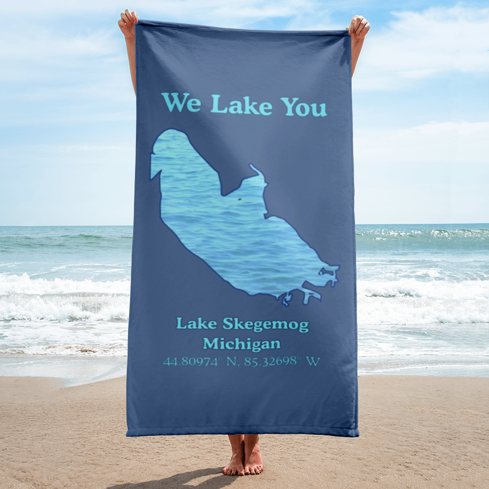 Lake Skegemog Beach Towel