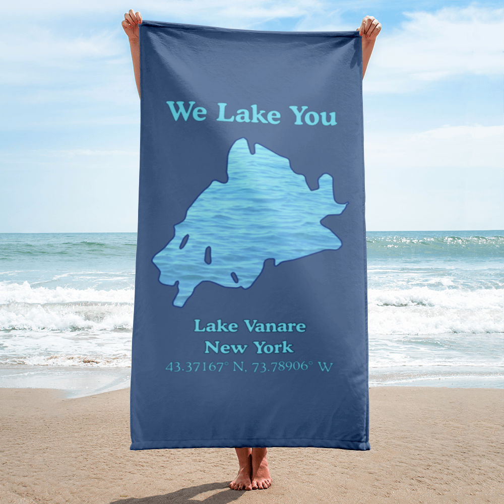 Lake Vanare Beach Towel