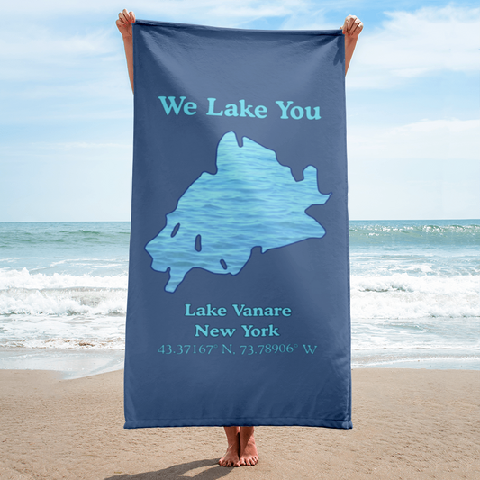 Lake Vanare Beach Towel