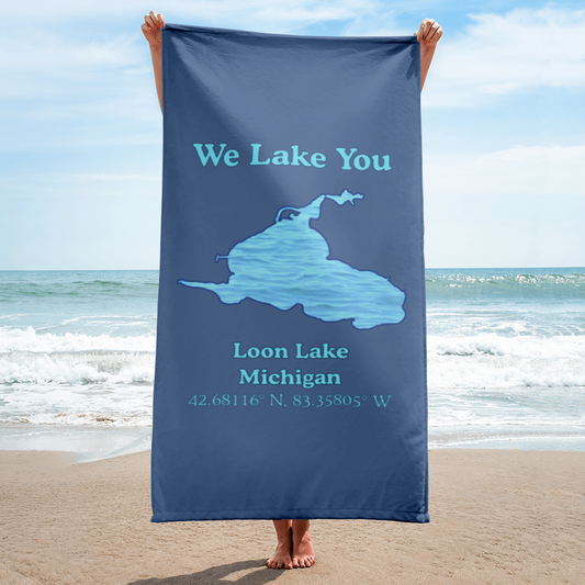 Loon Lake Beach Towel