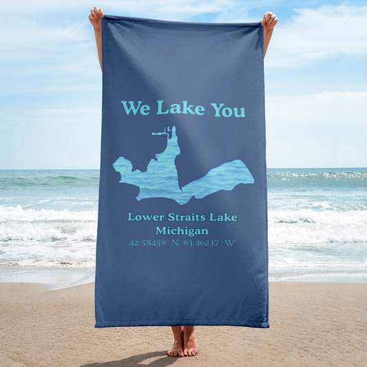 Towel with Lower Straits Lake