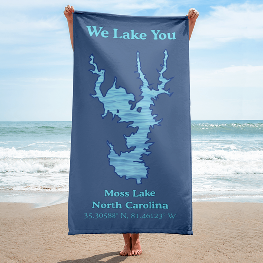 Moss Lake Beach Towel