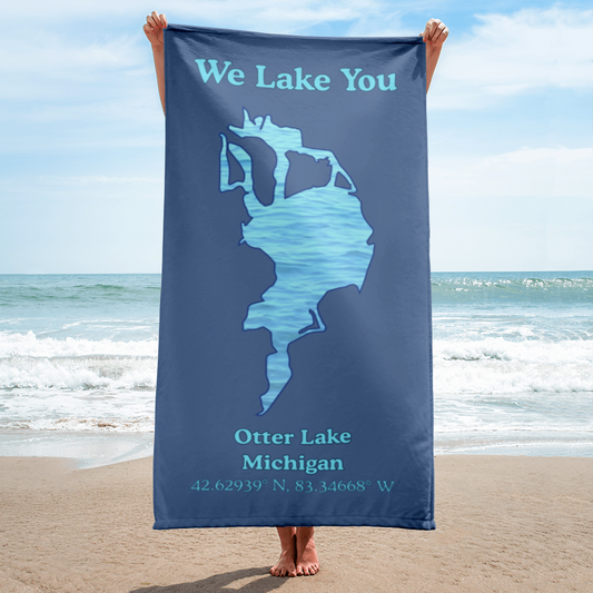 Otter Lake Beach Towel