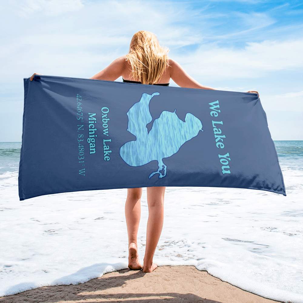 Oxbow Lake Beach Towel