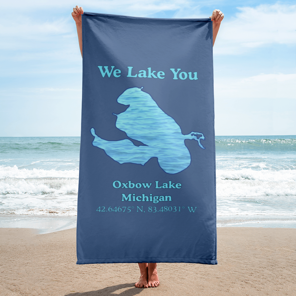 Oxbow Lake Beach Towel