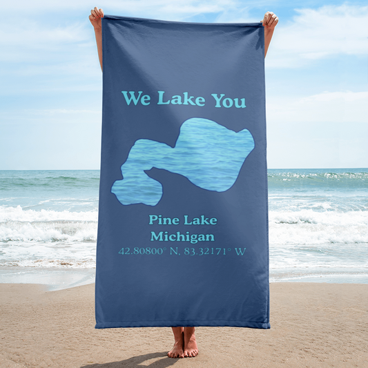 Pine Lake Beach Towel