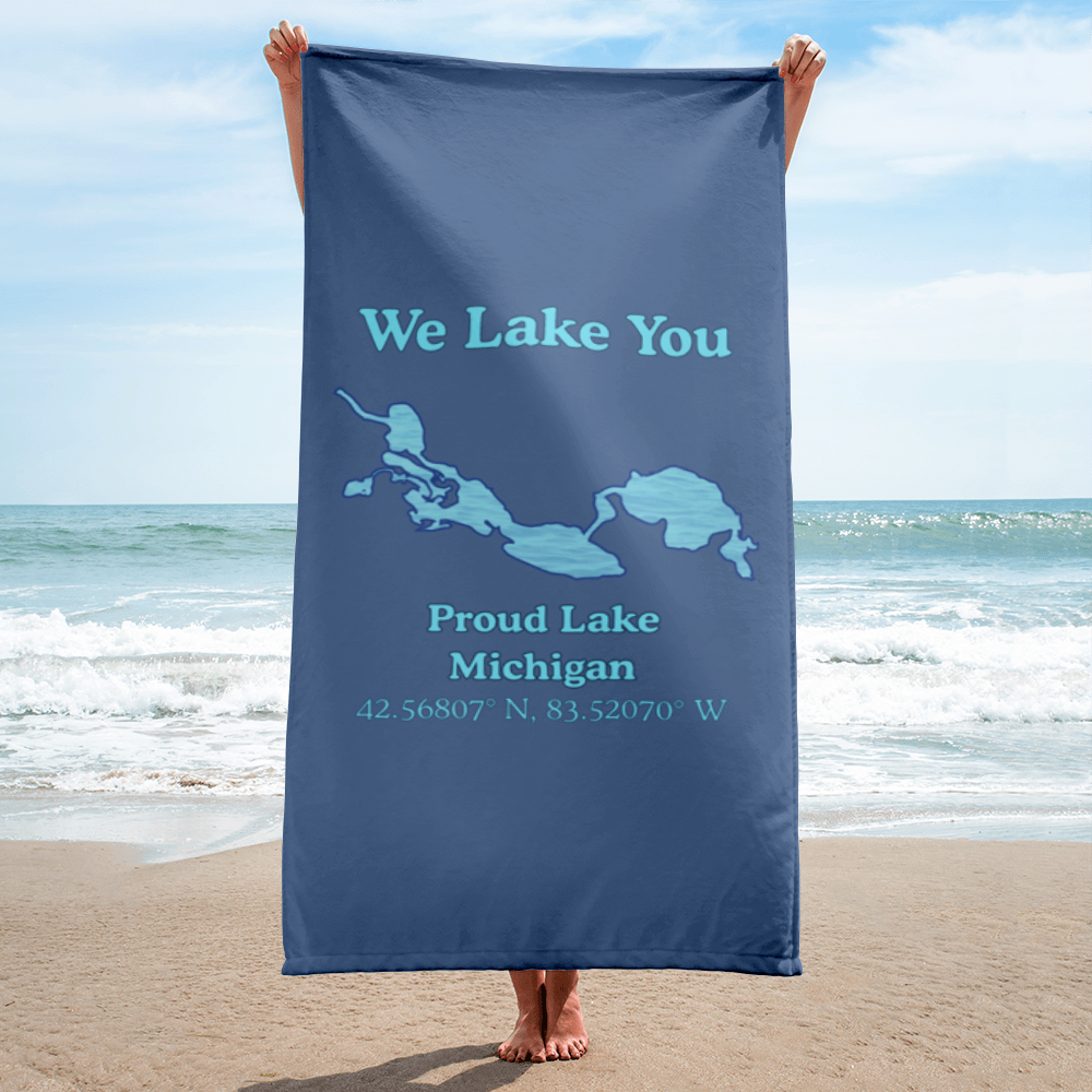 Proud Lake Beach Towel