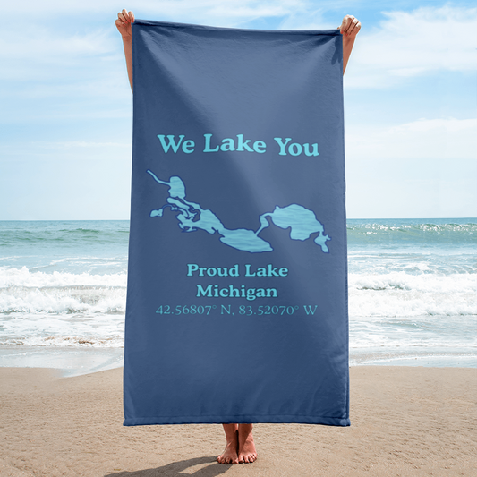 Proud Lake Beach Towel
