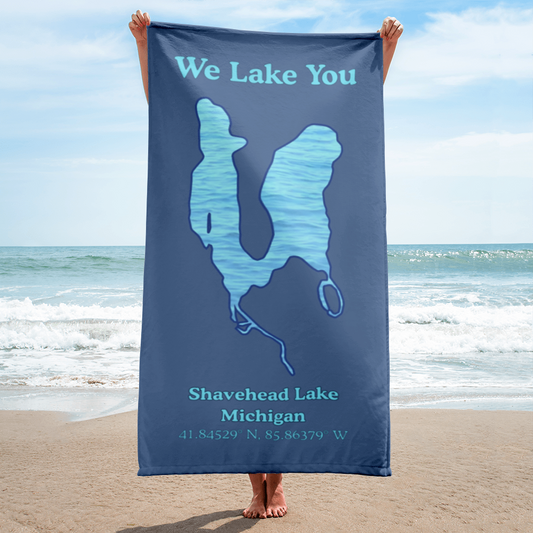 Shavehead Lake Beach Towel