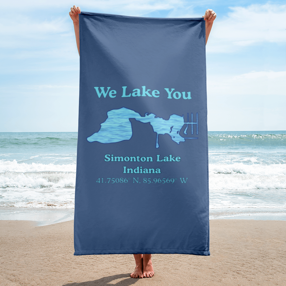 Simonton Lake Beach Towel
