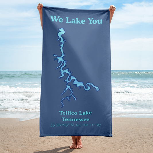 Tellico Lake Beach Towel
