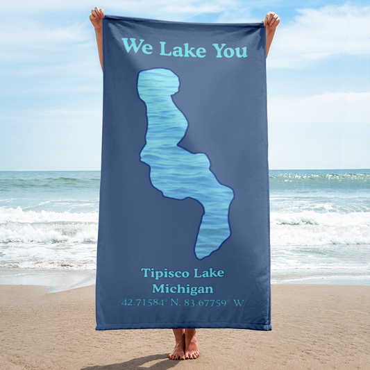 Tipisco Lake Beach Towel