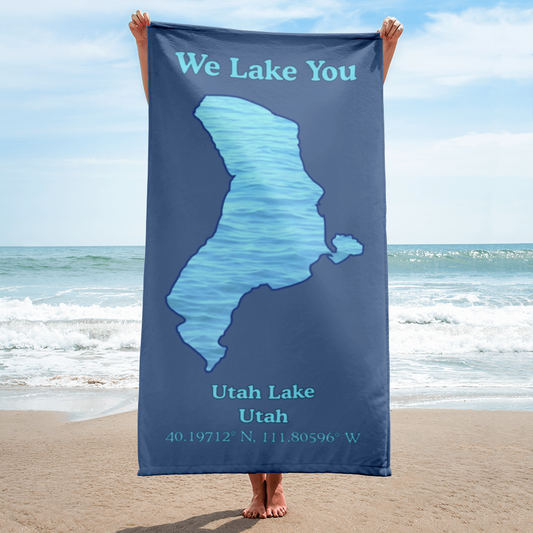 Utah Lake Beach Towel