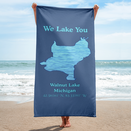 Walnut Lake Beach Towel