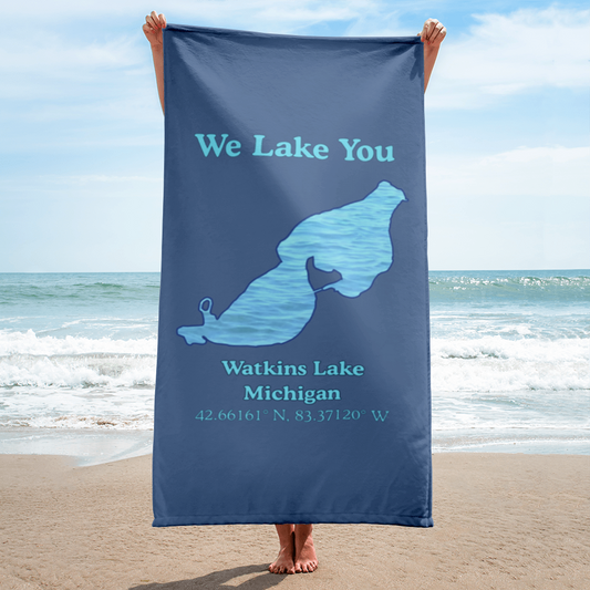 Watkins Lake Beach Towel