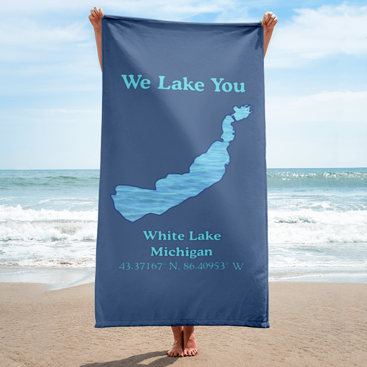 White Lake Beach Towel