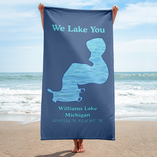 Williams Lake Beach Towel