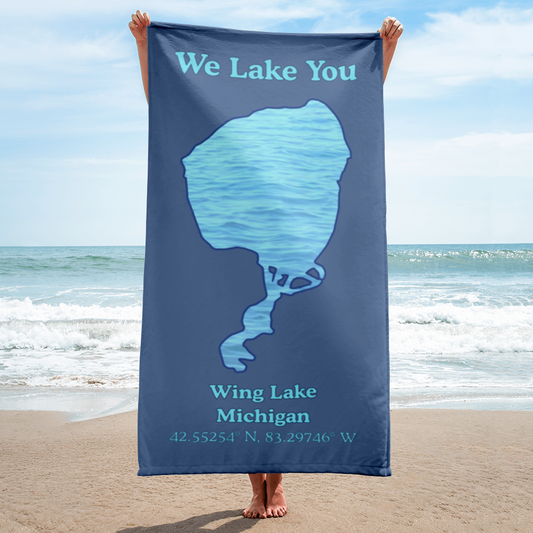 Wing Lake Beach Towel