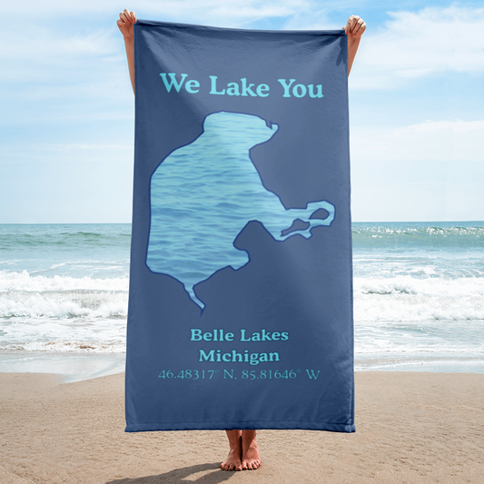 Belle Lakes Beach Towel