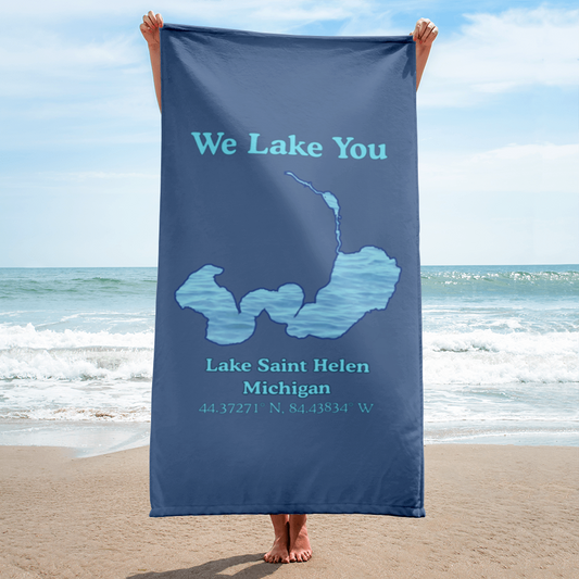 Lake Saint Helen Beach Towel