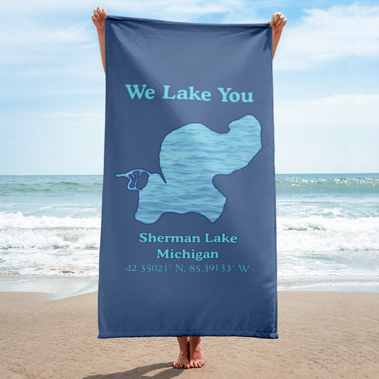 Sherman Lake Beach Towel