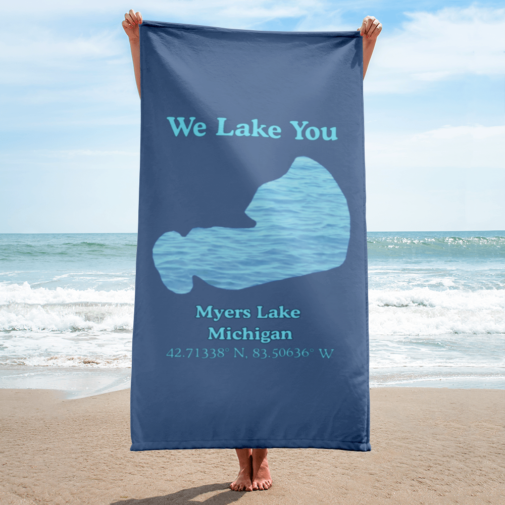 Myers Lake  Beach Towel