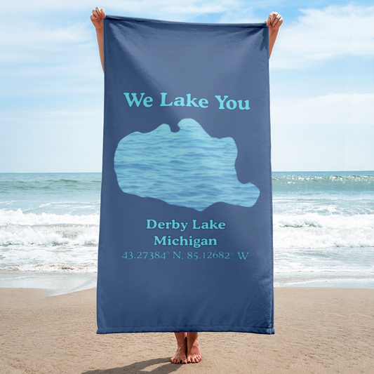 Derby Lake Beach Towel