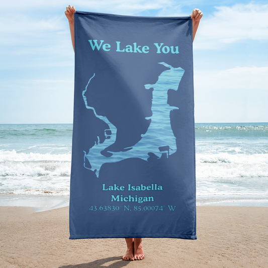 Lake Isabella Beach Towel
