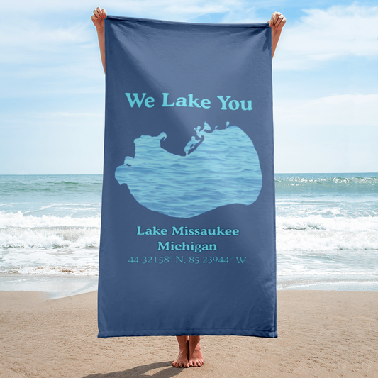 Lake Missaukee Beach Towel