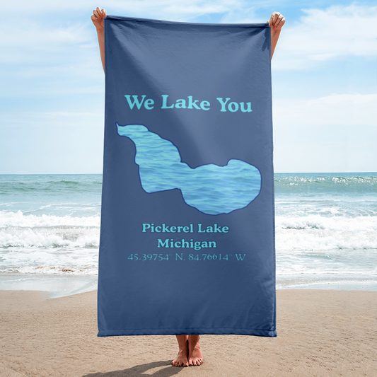 Pickerel Lake  Beach Towel