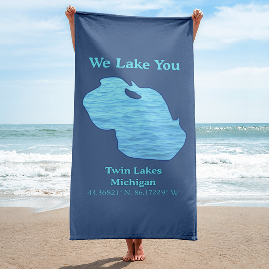 Twin Lakes Beach Towel