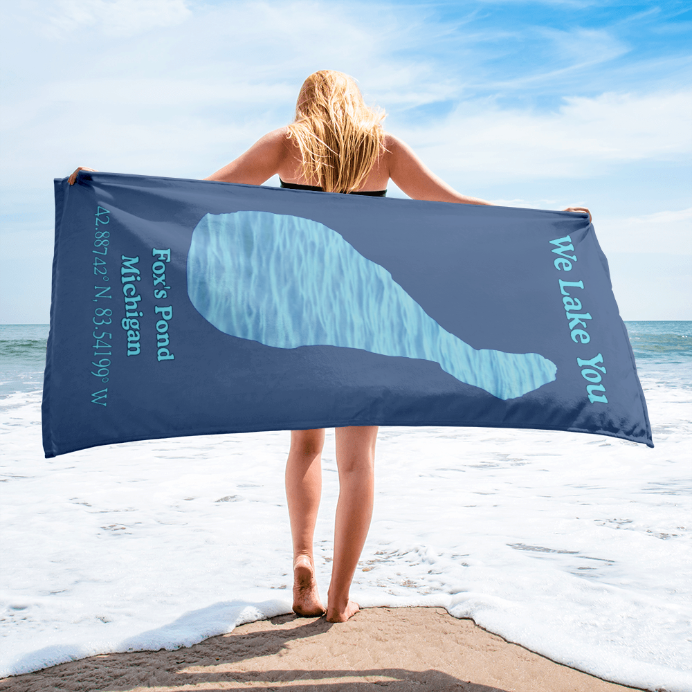 Fox's Pond Beach Towel