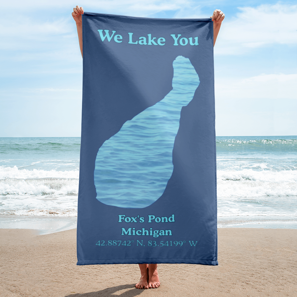 Fox's Pond Beach Towel