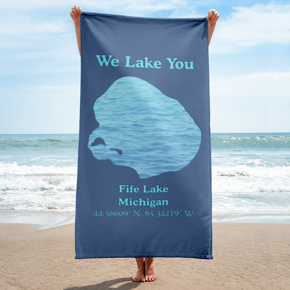 Fife Lake Beach Towel