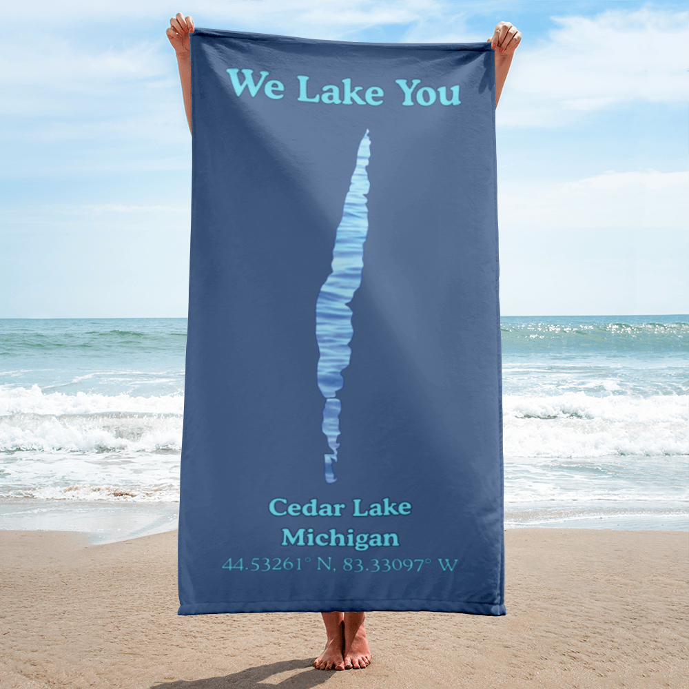 Cedar Lake Beach Towel