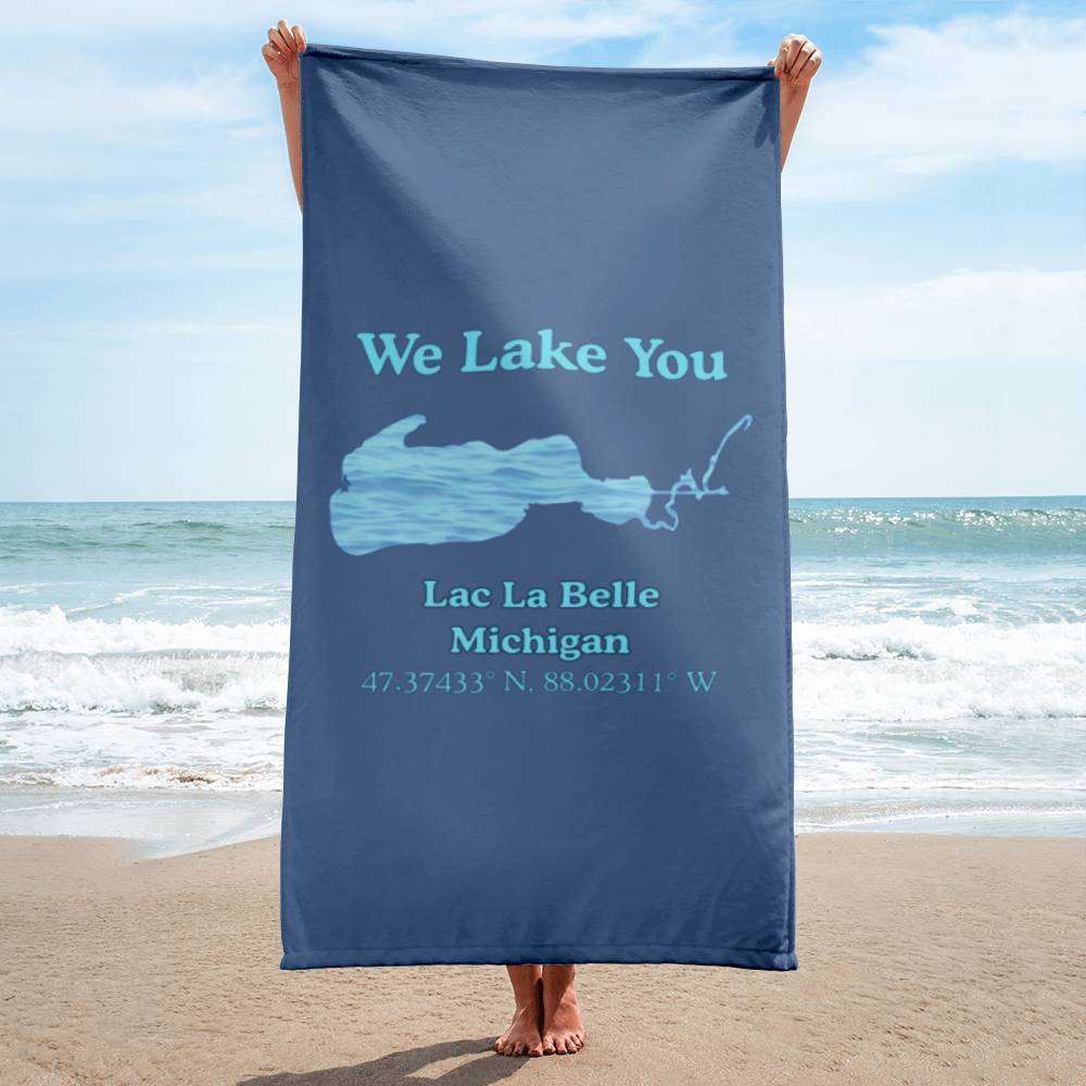 Lac La Belle Beach Towel