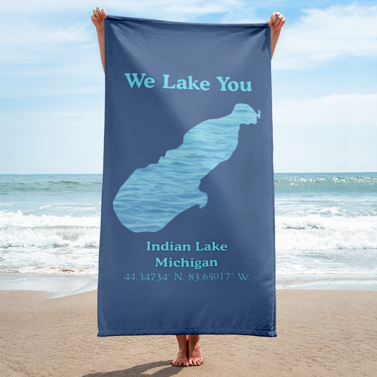 Indian Lake Beach Towel