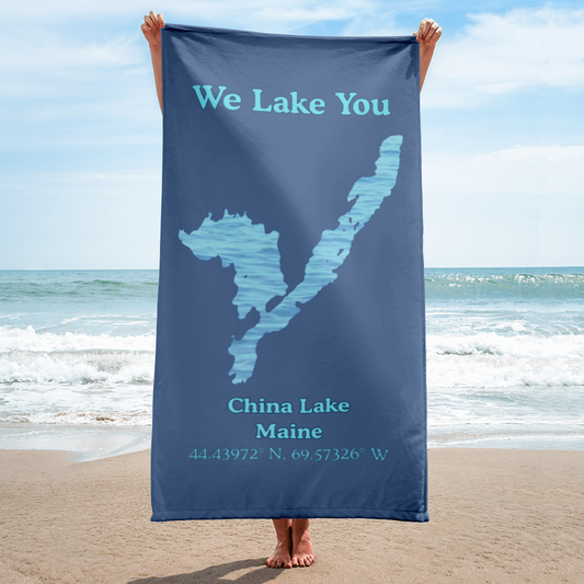 China Lake Beach Towel