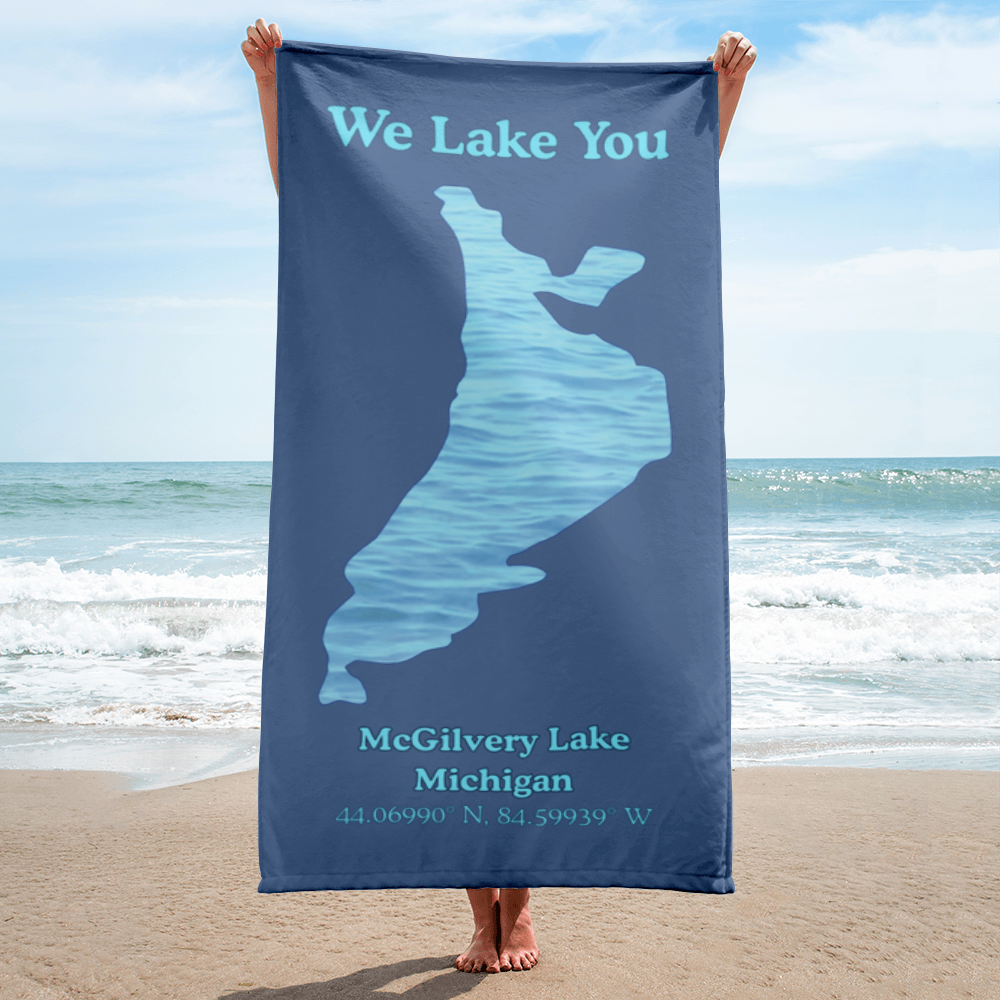 McGilvery Lake Beach Towel