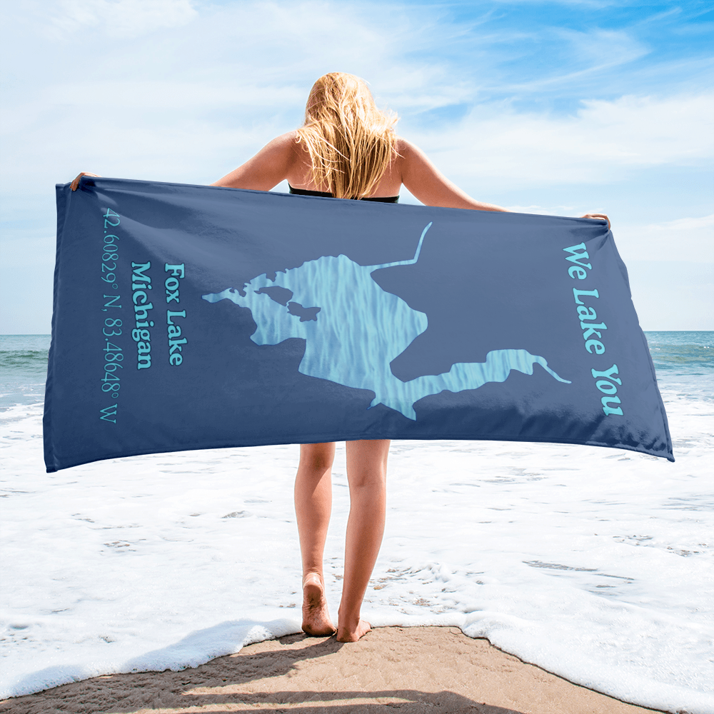 Fox Lake Beach Towel