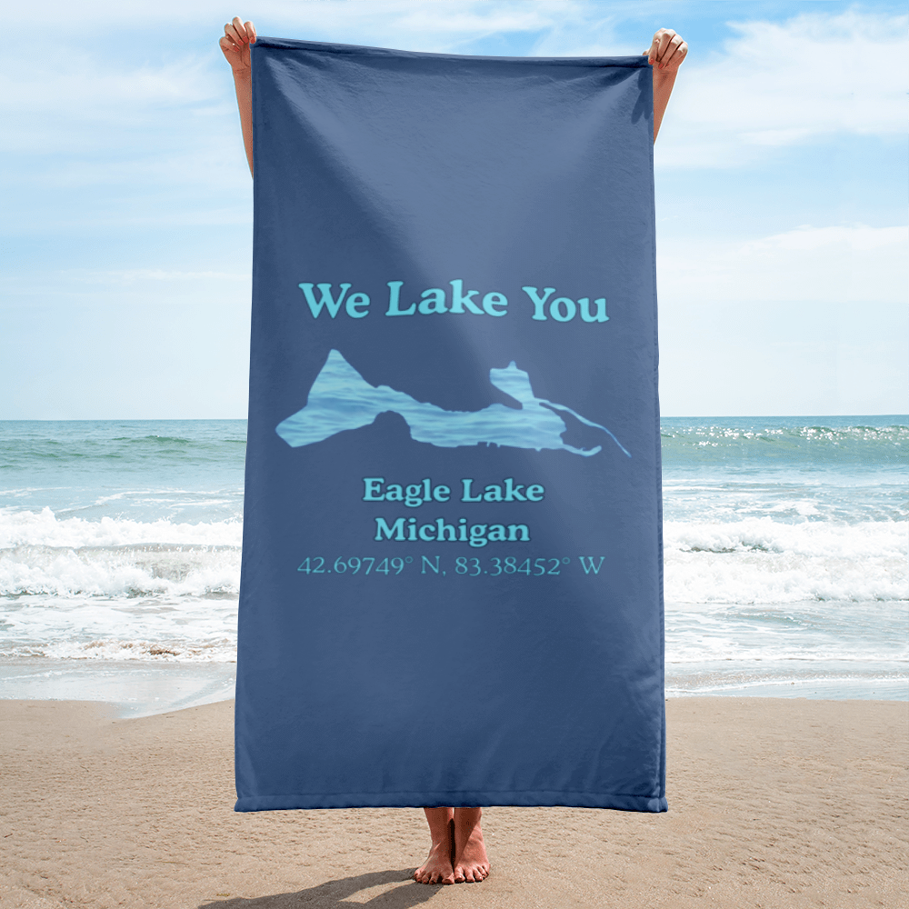 Eagle Lake Beach Towel