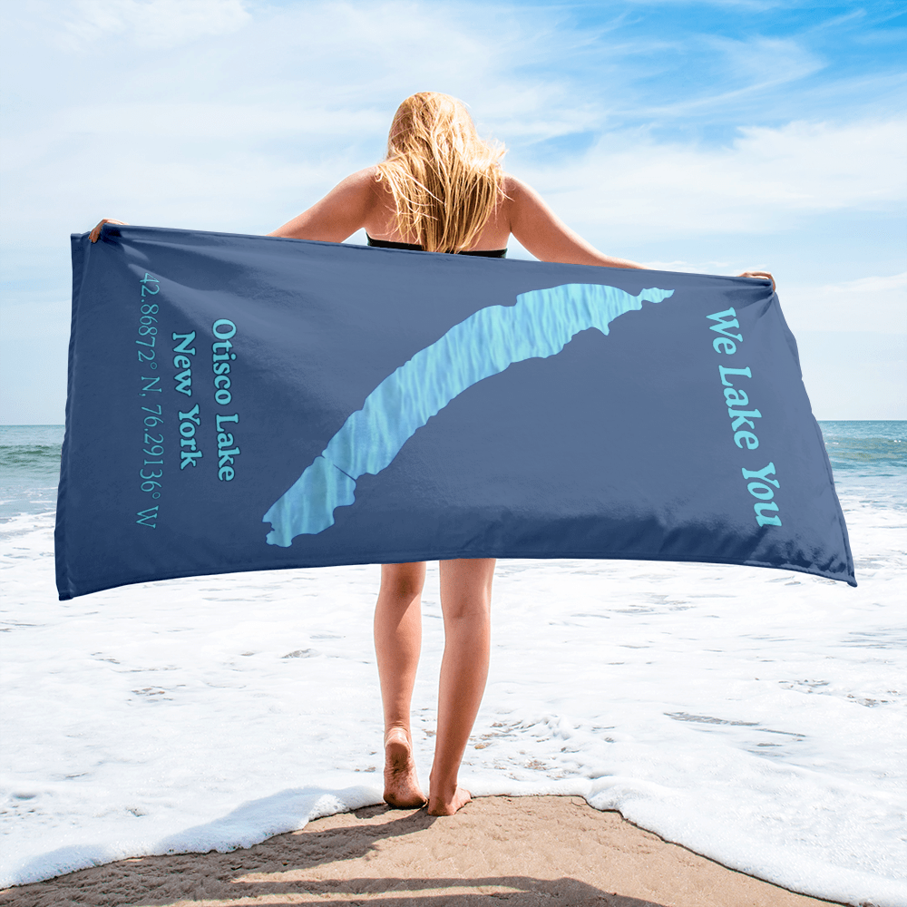 Otisco Lake Beach Towel