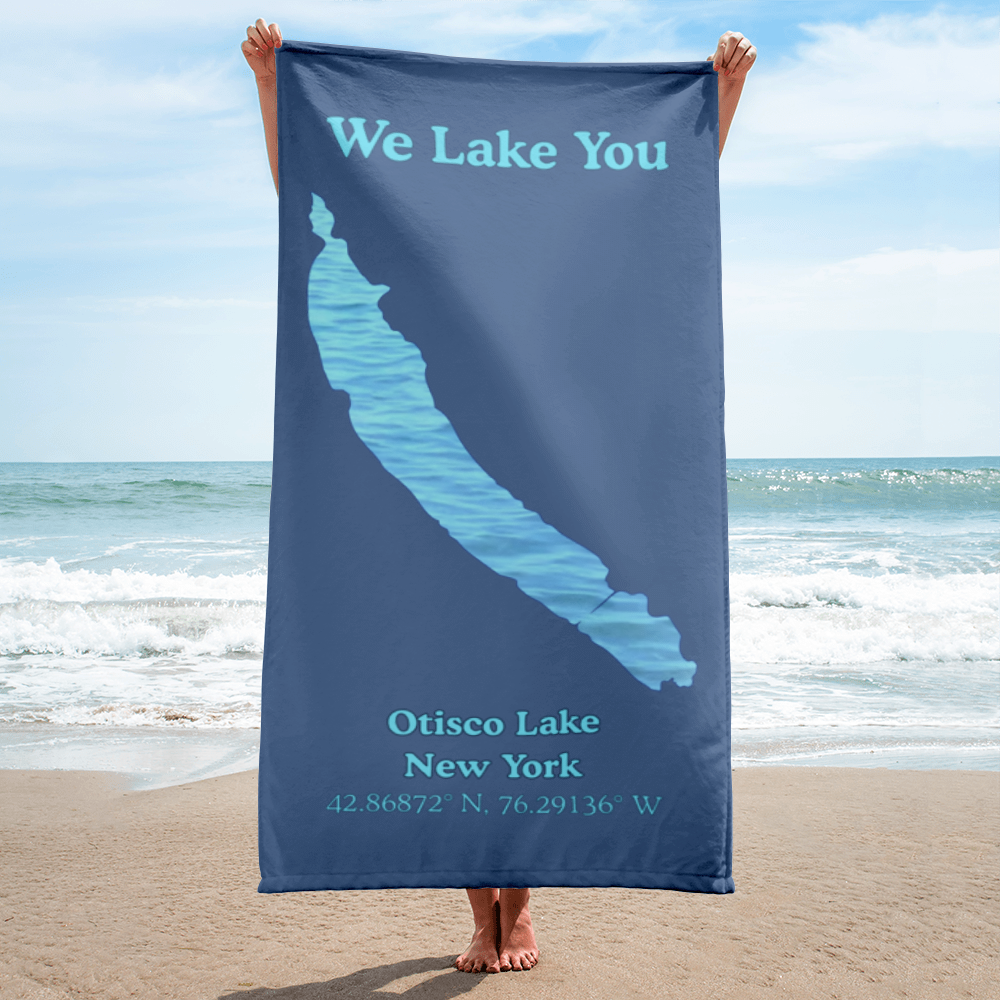 Otisco Lake Beach Towel