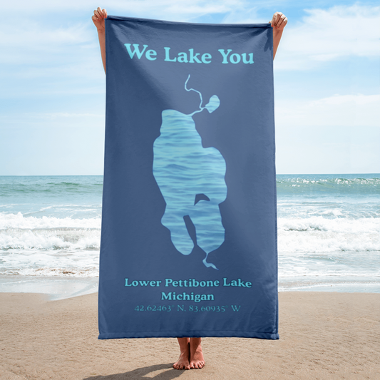 Lower Pettibone Lake Beach Towel