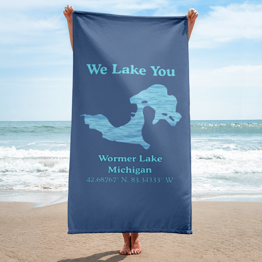 Wormer Lake Beach Towel