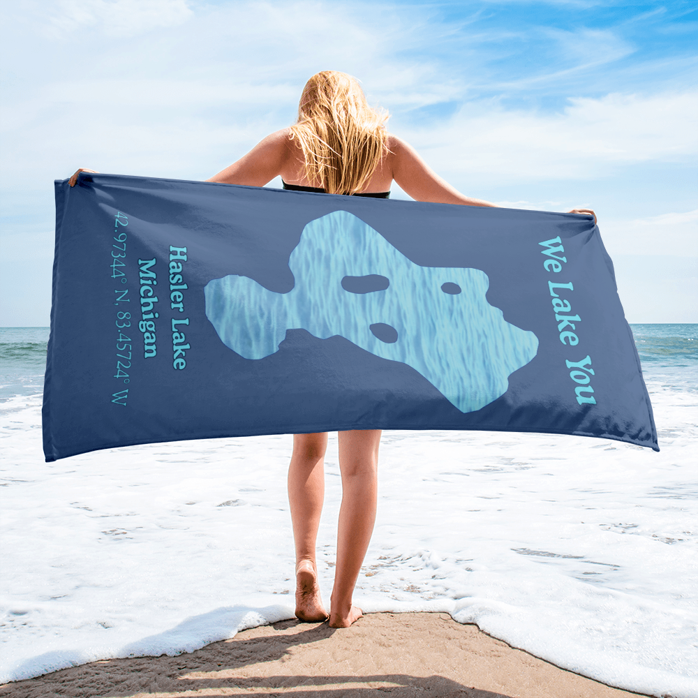 Hasler Lake Beach Towel