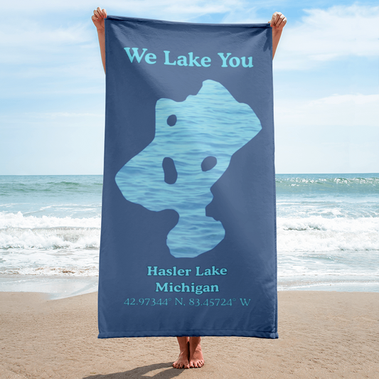 Hasler Lake Beach Towel