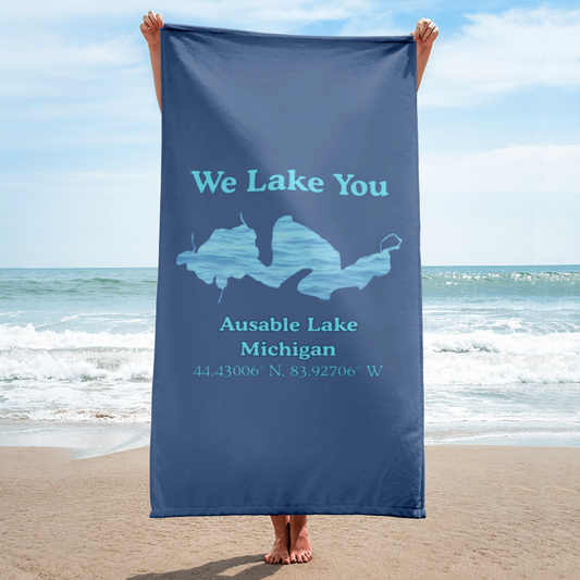 Ausable Lake Beach Towel