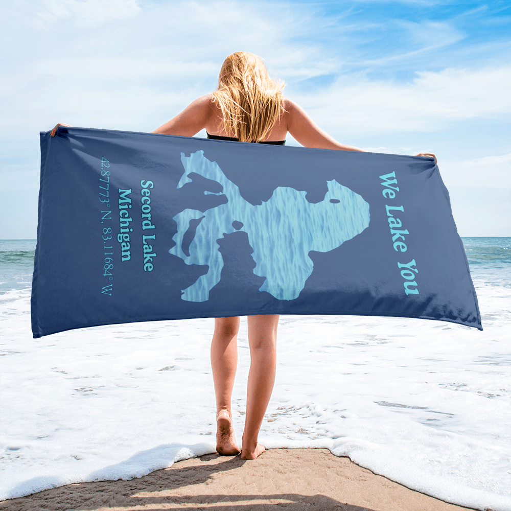 Secord Lake Beach Towel